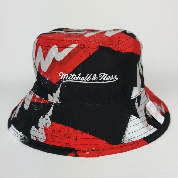 Portland Blazers‎ Mitchell & Ness NBA M Medium Reversible Bucket Hat Cap New - Picture 9 of 10
